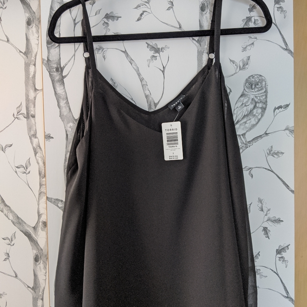 Torrid double layer chiffon camisole NWT